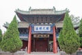 TIANSHUI, CHINA - OCT 8 2014: Fuxi Temple. a famous Temple in Ti Royalty Free Stock Photo