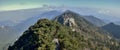 Tiantai TempleÃÂ´s Daxiong Baodian, Treasure Hall of the Great Hero, at Mount Jiuhua, Nine Glorious Mountains Royalty Free Stock Photo