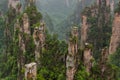 Tianzi Avatar mountains nature park - Wulingyuan China Royalty Free Stock Photo