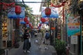 A street in Tianzifang, Shanghai, China