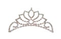 Tiara or diadem or crown isolated