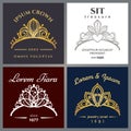 Tiara luxury logo set