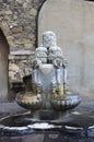 Tiaras fountain near Saint Peter Square in Rome Royalty Free Stock Photo