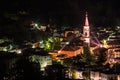 Tiarno di Sotto by night Royalty Free Stock Photo