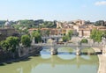 Tiber River in Rome. Royalty Free Stock Photo