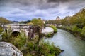 Tiber River Rome, Italy Royalty Free Stock Photo