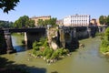 Tiber River Rome Italy Royalty Free Stock Photo