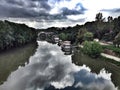 Tiber river in Rome, Italy