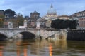 Tiber River and St. Peter