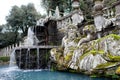 Tiber River Statue Villa Lante Italy