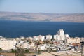 Tiberias and the Sea of Galilee Royalty Free Stock Photo