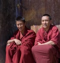 Tibet - Buddhist Monks Royalty Free Stock Photo