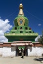 Tibet - Buddhist Stupa - Samye Monastery Royalty Free Stock Photo