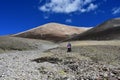 Tibet, China, June, 12, 2018. Summer landscape at an altitude of more than 5000 meters. On the way to the source of Ind river in T