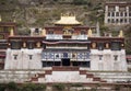 Tibet - Ganden Namgyeling Monastery Royalty Free Stock Photo