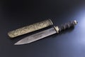 Tibet knife Royalty Free Stock Photo