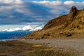 Tibet. Lake Mansarovar. Royalty Free Stock Photo