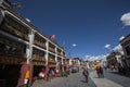 Tibet Lhasa barkhor Royalty Free Stock Photo