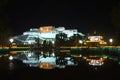 Tibet, Lhasa, China, June, 02, 2018. Potala Palace - the former residence of the Dalai Lamas at night