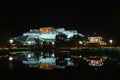 Tibet, Lhasa, China, June, 02, 2018. Potala Palace - the former residence of the Dalai Lamas at night