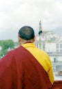 Tibet monk praying
