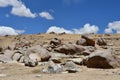 Tibet, mythical stone character created by nature
