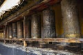 Tibet: tibetan prayer wheels