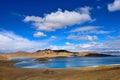 Tibet Yamdrok lake snow mountain lake Yangzhuoyongcuo