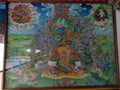 Tibetan artwork at Darjeeling