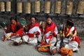 Tibetan beggars Royalty Free Stock Photo