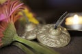 Tibetan Bells for Oriental Health Treatment Royalty Free Stock Photo