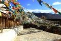 Tibetan buddhism temple, Songzanlin Lamasery, in Yunnan Province China Royalty Free Stock Photo