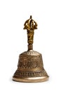 Tibetan buddhist ceremonial religious bell Royalty Free Stock Photo