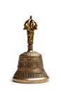 Tibetan buddhist ceremonial religious bell Royalty Free Stock Photo