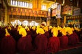 Tibetan Buddhist ceremony, Gyuto monastery, Dharamshala, India