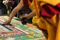 Tibetan Buddhist mandala Royalty Free Stock Photo