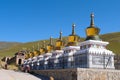 Tibetan Buddhist monastery Arou Da Temple in Qinghai China