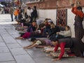 Buddhist pilgrims - Jokhang Temple - Tibet