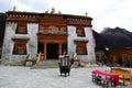 Tibetan Buddhist temple Royalty Free Stock Photo