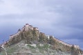 The Tibetan castle on a mountain Royalty Free Stock Photo
