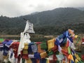 A Tibetan Colorful prayer flag