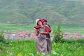 Tibetan farmers