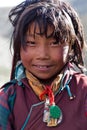 Tibetan girl in Dolpo, Nepal