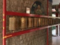 Tibetan Golden Prayer Wheels in , Dharamsala, India