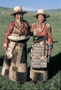 Tibetan herdsman Royalty Free Stock Photo