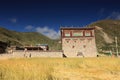 Tibetan house Royalty Free Stock Photo