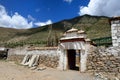 Tibetan house Royalty Free Stock Photo