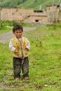 Tibetan kid portrait Royalty Free Stock Photo