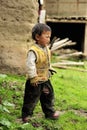 Tibetan kid portrait Royalty Free Stock Photo