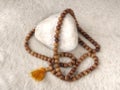 Tibetan mala with 108 beads.